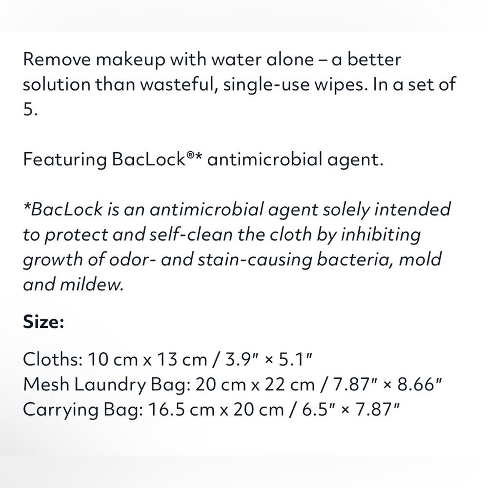 Norwex Dual-Sided Makeup Removers - Set of 5 - Picture 3 of 6